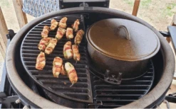 24 Inch Half Moon Cast Iron Grate & Griddle Combo For Weber Summit Charcoal Grill, Kamado Joe, Big Joe I, II & III, BGE Etc 10 24 Inch Half Moon Cast Iron Grate & Griddle Combo For Weber Summit Charcoal Grill, Kamado Joe, Big Joe I, II & III, BGE Etc -Cheap Grill Store 05472054