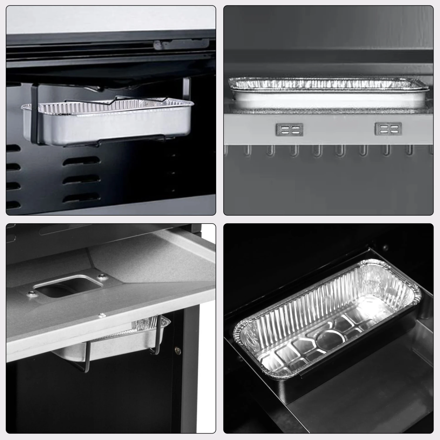 60Pcs Drip Pan Liner 6417 Kit For Weber Genesis II, LX, Summit 400/600, Gold/ Platinum, Traveler And SmokeFire Series Ex4/Ex6 Grills, Weber Parts 5 60Pcs Drip Pan Liner 6417 Kit For Weber Genesis II, LX, Summit 400/600, Gold/ Platinum, Traveler And SmokeFire Series Ex4/Ex6 Grills, Weber Parts - Image 3