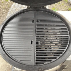 24 Inch Half Moon Cast Iron Grate & Griddle Combo For Weber Summit Charcoal Grill, Kamado Joe, Big Joe I, II & III, BGE Etc 11 24 Inch Half Moon Cast Iron Grate & Griddle Combo For Weber Summit Charcoal Grill, Kamado Joe, Big Joe I, II & III, BGE Etc -Cheap Grill Store 0998