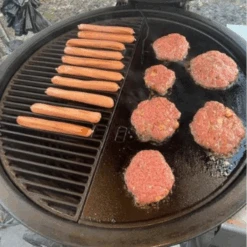 Half Moon Cast Iron Griddle For Kamado Joe Big Joe 24 Inch, Weber Summit Kamado E6/S6 Charcoal Grills -Cheap Grill Store 099 f7bcb5a4 a38d 44d5 84d4 252ec018aa5b