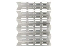 5Pcs Heat Tent Plates Shields Flame Tamer Burner Cover Kit For Master Forge B10LG25 Gas Grill