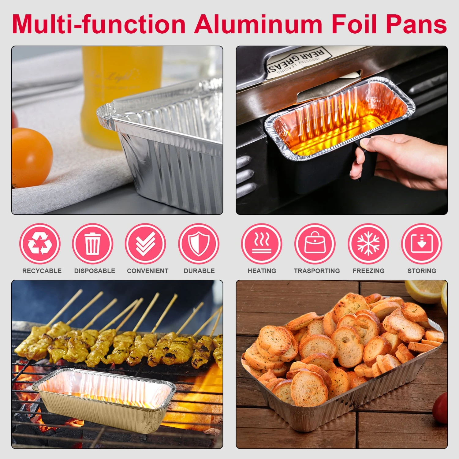 60Pcs Drip Pan Liner 6417 Kit For Weber Genesis II, LX, Summit 400/600, Gold/ Platinum, Traveler And SmokeFire Series Ex4/Ex6 Grills, Weber Parts 6 60Pcs Drip Pan Liner 6417 Kit For Weber Genesis II, LX, Summit 400/600, Gold/ Platinum, Traveler And SmokeFire Series Ex4/Ex6 Grills, Weber Parts - Image 4