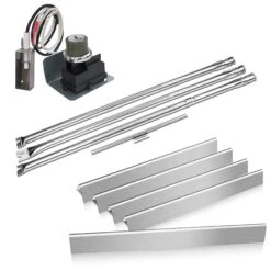 Repair Kit For Weber Genesis Side Knobs E310, E320, EP310, EP320, S310, S320 2007 Year 3 Burner Grill, 67722 Burner+7540 Flavor Bar+67726 Igniter