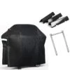 Repair Kit For Weber Spirit II E-210 And Spirit II S-210 2 Burner Grills, Grill Burner + Flavorizer Bars + Grill Cover