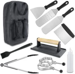 Griddle Flat Top Grill Accessories Tools Gift Kit For Blackstone, Camp Chef, Pit Boss, Cuisinart, Royal Gourmet