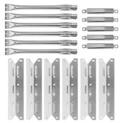 Grill Parts Kit For Kenmore 6 Burner 146.47223610, 146.23681310, 146.23766310, PG-40612SOL Burners, Heat Plates Set