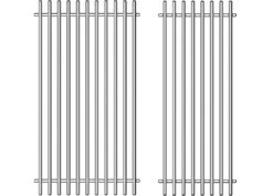 Grates Grid For Char-Broil 463660421, 463654022, 463655621, 463660021, 463630422, 463630021, 463655421, 463655021 Performance 2 Burner Gas Grills