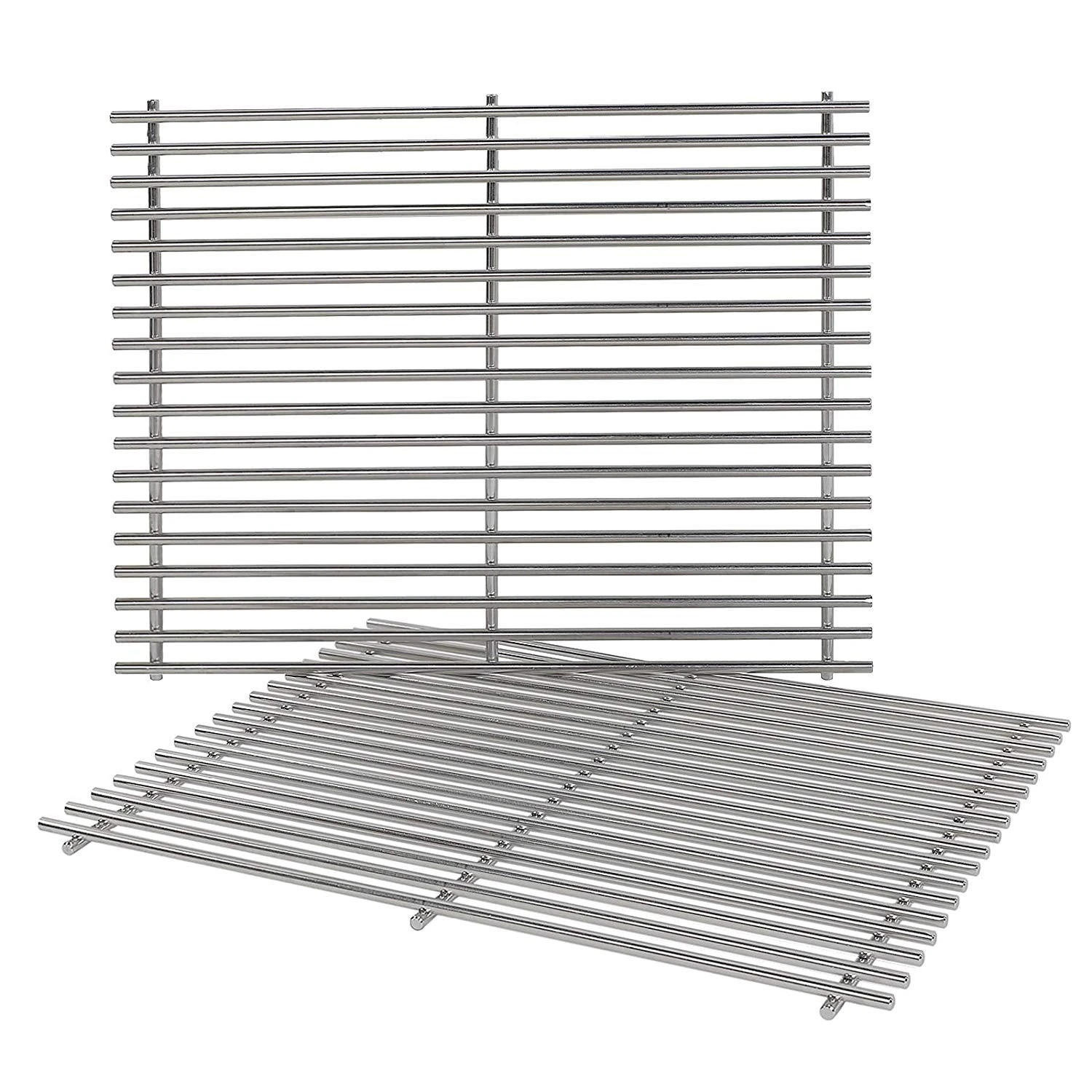 19.5'' Cooking Grates For Weber Genesis E-310, E320, E-330 Grills, 304 Stainless Steel 7528 Grill Replacement Parts 3 19.5'' Cooking Grates For Weber Genesis E-310, E320, E-330 Grills, 304 Stainless Steel 7528 Grill Replacement Parts