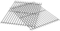 17.3'' Grill Grates 7639 For Weber Genesis Silver B, Silver C, SUS 304 Stainless Steel Grill Replacement Parts