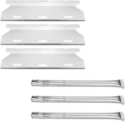 Parts Kit For Charmglow 720-0230, 730-0230, 720-0036, 720-0036-HD-05 Gas Grills, BBQ Burners, Heat Plates Set