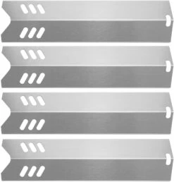 BBQ Heat Plates Kit Fits Dyna Glo DGB494SPB, DGB495SDP, DGB495SPB, DGB494SPB-1, DGF493BNP 4 Burner Gas Grills, Heat Shield Replacement Parts
