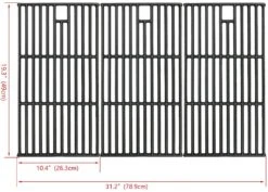 Cooking Grid Grates For Charmglow 720-0234, 720-0125, 720-0396, 720-0289, 730-0289 5 Burner Gas Grills -Cheap Grill Store 1 ff2db47f 8db2 4d75 b2c8 04623a359a13