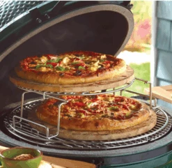 Replacement EGGspander 2 Piece Multi-Level Rack For Large Big Green Egg - Stainless Multi-Tier Cooking Rack, Works With The 1 Piece ConvEGGtor Basket -Cheap Grill Store 20231108133938