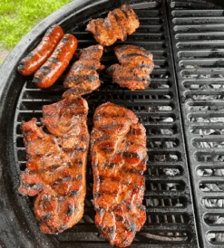 Half Moon Cast Iron Grill Grate Fits Kamado Joe Big Joe 24 Inch, Weber Summit Kamado E6/S6 Charcoal Grills, BGE, Etc -Cheap Grill Store 20240322170748