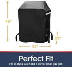 Grill Cover Fits Dyna-Glo And Most 2-3 Burner Small Space Gas Grills Such As Brinkmann, Charbroil, Jenn Air, Nexgrill, KitchenAid, 29"W X 23"D X 45"H -Cheap Grill Store 2 45651dbb b3fe 417f 8782 a7ca9a5c3e64