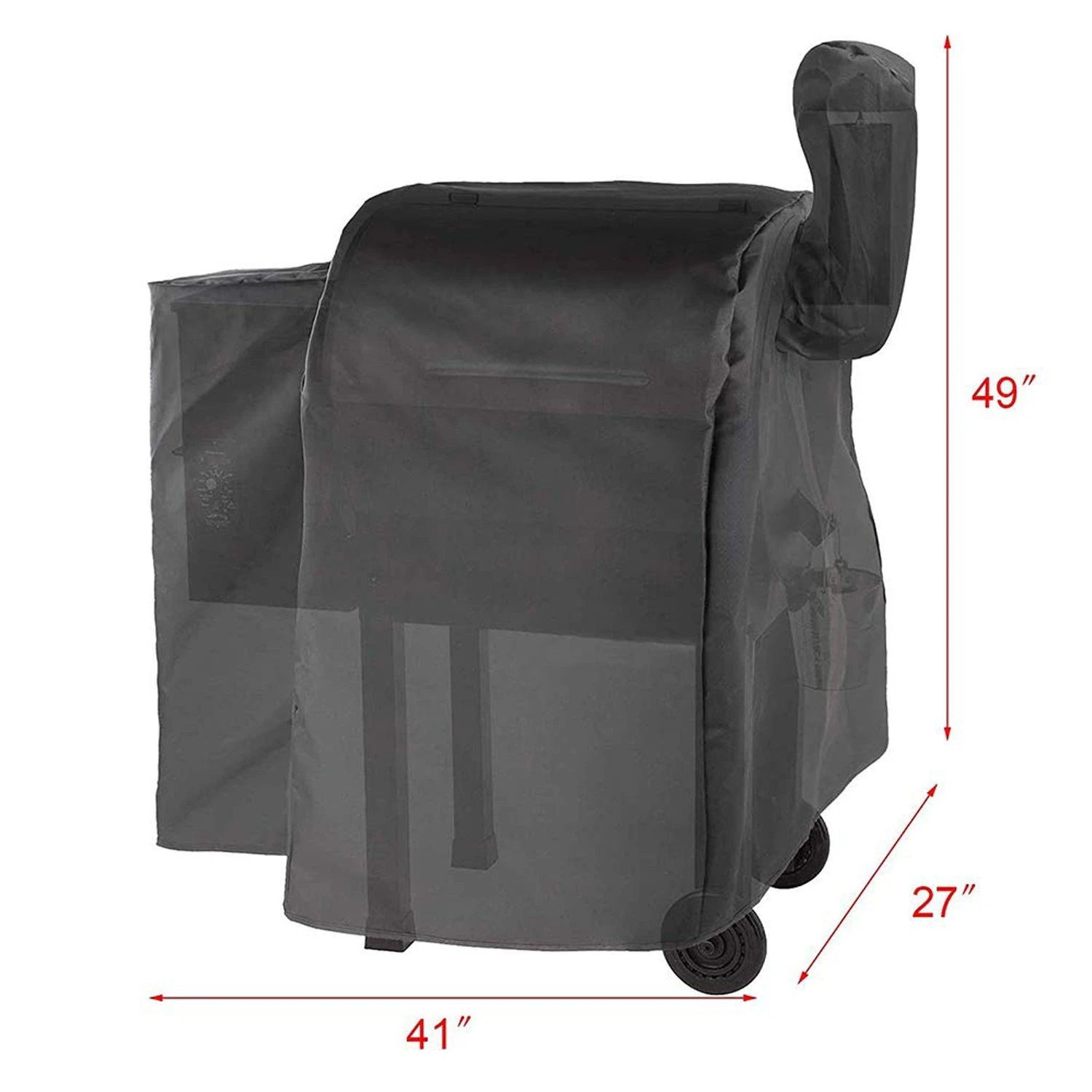 Grill Cover For Traeger Pro 20 TFB52PUD Wood Pellet Grill Smoker BAC379 4 Grill Cover For Traeger Pro 20 TFB52PUD Wood Pellet Grill Smoker BAC379 - Image 2