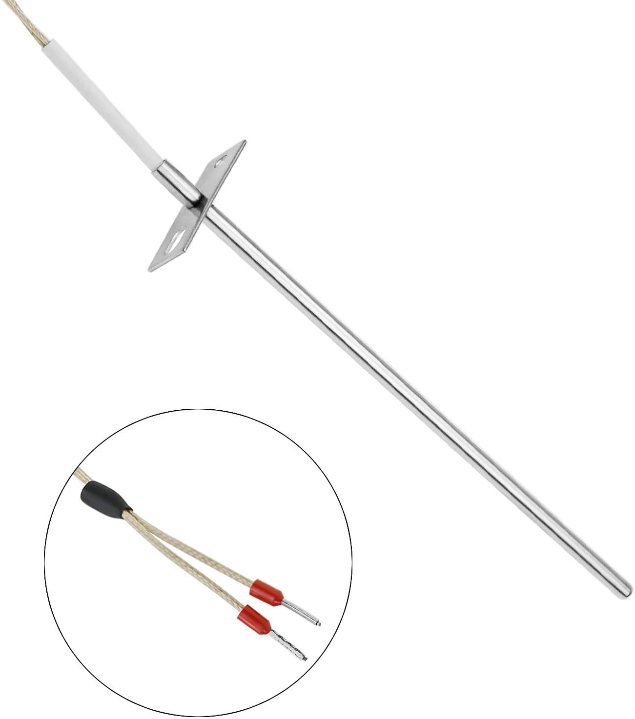 RTD Temperature Probe Sensor For Traeger Pro Series 22 TFB57QPF Pellet Grill, Replacement Parts For Digital Thermostat 4 RTD Temperature Probe Sensor For Traeger Pro Series 22 TFB57QPF Pellet Grill, Replacement Parts For Digital Thermostat - Image 2