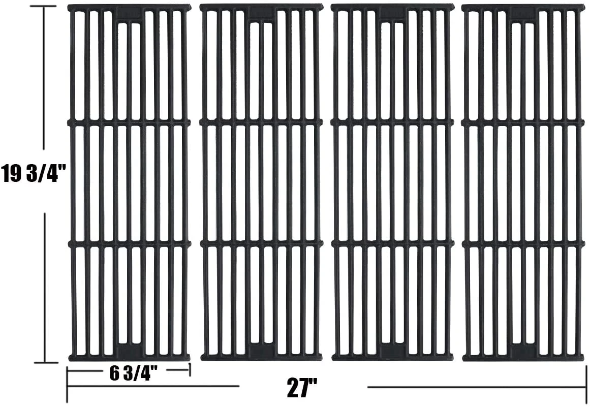 Cooking Grates Fits Char-Griller 1329, 1334, 3725, 4008, 4208 Grill, 19 3/4 X 27 Grate Replacement Parts 4 Cooking Grates Fits Char-Griller 1329, 1334, 3725, 4008, 4208 Grill, 19 3/4 X 27 Grate Replacement Parts - Image 2