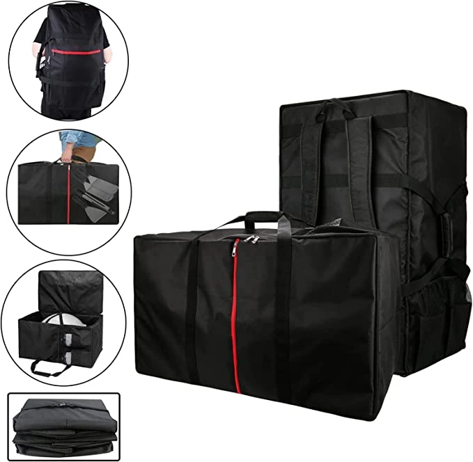 Grill Carry Bag & Backpack For Weber Q200 Q220 Q2000, Q2200, Pit Boss, CharBroil And More Grill, Collapsible Outdoor Camping Grill Tools Bag 4 Grill Carry Bag & Backpack For Weber Q200 Q220 Q2000, Q2200, Pit Boss, CharBroil And More Grill, Collapsible Outdoor Camping Grill Tools Bag - Image 2