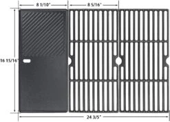 Grates Griddle Plate Kit For Char-broil 463343015, 463344015, 463344116, 463254406, 463261407, 463272509, 463278418 Grills -Cheap Grill Store 2 d0a0278e addf 42cc a351 b9ad263c0770