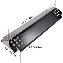 Grill Heat Plates Fits Nexgrill 5 Burner 720-1046, 730-0882A, 730-0882AE, 730-0882S Gas Grills, Porcelain Steel 5 Pcs Kit -Cheap Grill Store 2 f4c0c2fb e2e4 4bc6 8de5 2b94a375ce2f