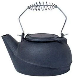 Humidifying Iron Kettle Stove Humidifier, Wood Stove Fireplace Cast Iron Kettle With Chrome Handle -Cheap Grill Store 31R70NnbOHL. AC