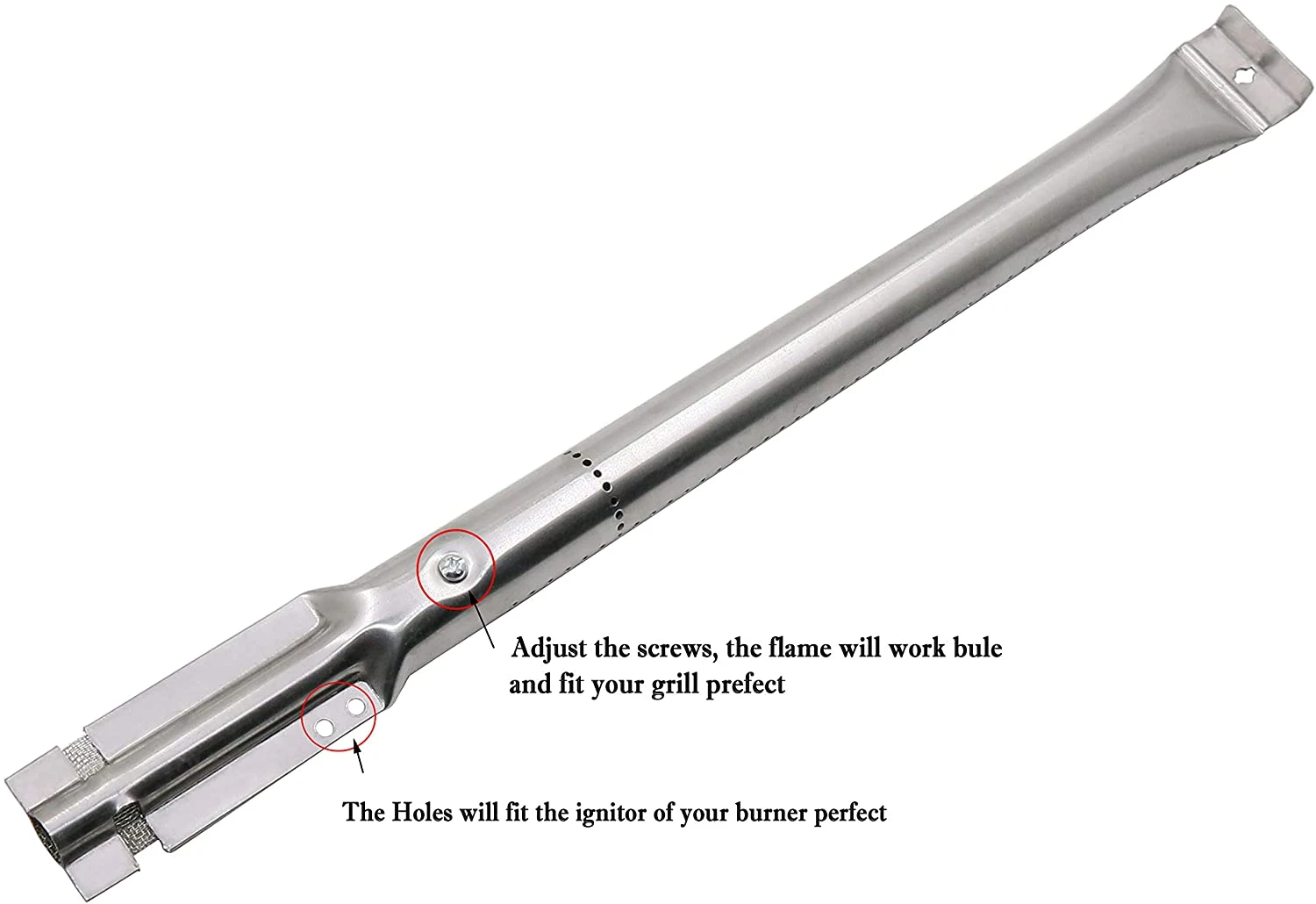 Grill Parts Kit Fits Jenn Air 720-0709, 720-0720, 720-0727, 730-0709, 730-0720, 730-0727 4-5 Burner Grills 6 Grill Parts Kit Fits Jenn Air 720-0709, 720-0720, 720-0727, 730-0709, 730-0720, 730-0727 4-5 Burner Grills - Image 4