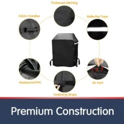 Grill Cover Fits Dyna-Glo And Most 2-3 Burner Small Space Gas Grills Such As Brinkmann, Charbroil, Jenn Air, Nexgrill, KitchenAid, 29"W X 23"D X 45"H -Cheap Grill Store 3 08655287 4b10 405d b1e9 5e70b8d2de11