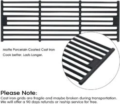 Cooking Grates Fits Char-Griller 3724, 4000, 4001, 9020 Grill, 19 3/4 X 27 Grate Replacement Parts -Cheap Grill Store 3 655bd2f2 1e55 4a12 88ba 409a889d6adf