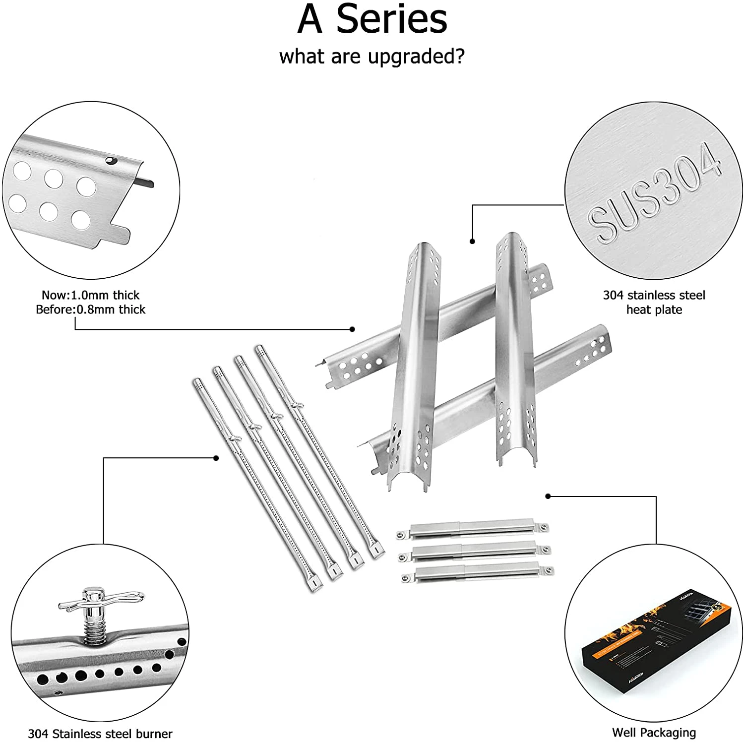 Grills Repair Kit For Char-broil Performance 475 4 Burner 463375619, 463376619 Gas Grill 6 Grills Repair Kit For Char-broil Performance 475 4 Burner 463375619, 463376619 Gas Grill - Image 4