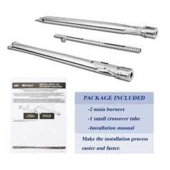 Repair Kit For Weber Spirit II E-210 And Spirit II S-210 2 Burner Grills, Grill Burner + Flavorizer Bars + Heat Deflector -Cheap Grill Store 3 89554883 c4cd 4506 9075 0e702f5719df