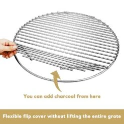 Grates Combo Kit Fits Large Big Green Egg, Char-Griller, Kamado Joe Classic, Pit Boss K22, Louisiana K22, 18.5" Cooking Grate And 13.5" Warming Rack -Cheap Grill Store 3 a567a2ff 1005 48c3 b833 8c49194958da