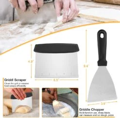 Griddle Flat Top Grill Accessories Tools Gift Kit For Blackstone, Camp Chef, Pit Boss, Cuisinart, Royal Gourmet -Cheap Grill Store 3 aeda1248 f6bc 4830 9c11 bf71b5069fb2