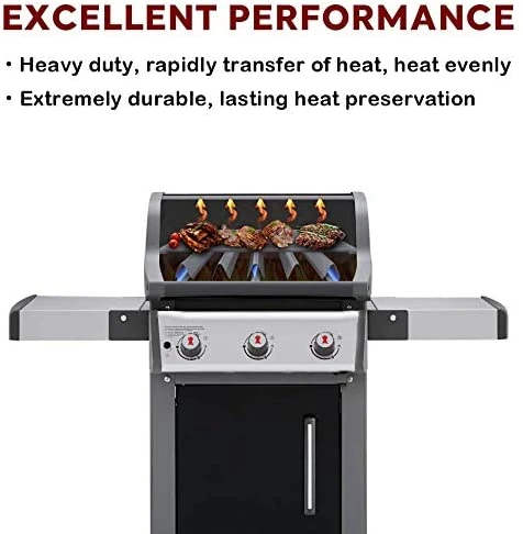 17.5 Grill Grates For Weber Genesis Silver B & Genesis Silver C Models, 7638 Replacement Parts 5 17.5 Grill Grates For Weber Genesis Silver B & Genesis Silver C Models, 7638 Replacement Parts - Image 3