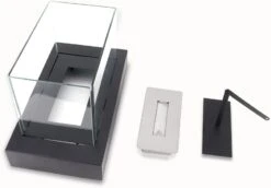 13.5''L Black Portable Ventless Fireplace Tabletop Fire Pit Bowl Pot With Four-Sided Glass Clean Burning Bio Ethanol For Patio Parties Events -Cheap Grill Store 41ICcLr2N9L. AC SL1000