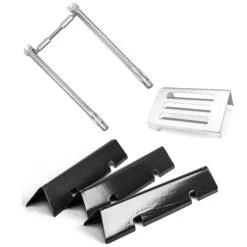 Repair Kit For Weber Spirit II E-210 And Spirit II S-210 2 Burner Grills, Grill Burner + Flavorizer Bars + Heat Deflector
