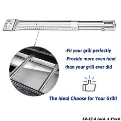 Grill Adjust Burners 12 - 17.5 X 1'' 4Pcs Kit Replacement Parts -Cheap Grill Store 4 0bed7910 2925 48b9 a568 059033230cbc