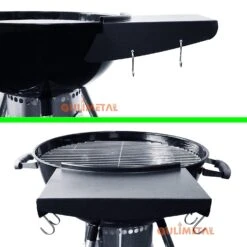Foldable Side Table Shelf Fits Weber 22 Inch Charcoal BBQ Grills -Cheap Grill Store 4 3c691368 1af8 4182 a87d b10b5d660fd7