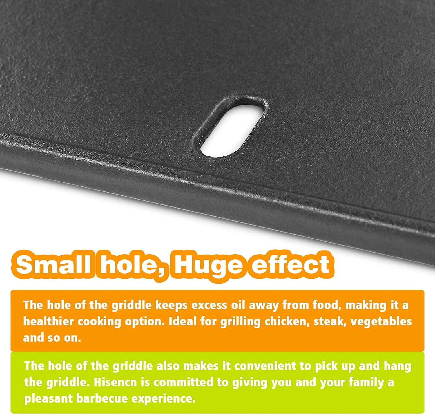 BBQ Griddle Plate For Nexgrill 720-0888S, 720-0888N, 720-0888B, 720-0888A, 720-0888 Gas Grills 7 BBQ Griddle Plate For Nexgrill 720-0888S, 720-0888N, 720-0888B, 720-0888A, 720-0888 Gas Grills - Image 5