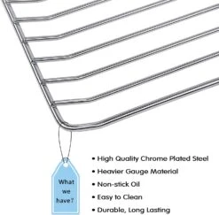 Jerky Smoking Rack Grates For Masterbuilt 40 Inch Electric Smokers, 3 Pack 19.69 X 12.2 Replacement Parts -Cheap Grill Store 4 93a31b4e e13f 44bb bfbb 28e112652fc0