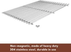 17.3'' Grill Grates 7639 For Weber Genesis Gold B, Genesis Gold C, SUS 304 Stainless Steel Grill Replacement Parts -Cheap Grill Store 4 b8f9afba 6b39 498b 9589 edb85eeca8cb