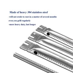 28 1/8 Grill Burner For Weber Spirit Side Knobs E-310, E-320 (2007 - 2012), Spirit 700 And Weber 900 3 Burner Grills, Weber 7508 Replacement Parts -Cheap Grill Store 4 c101c61d ecee 4608 973b 48dc042aabc7