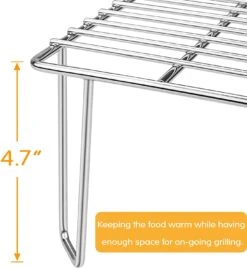 Grill Rack For GMG Green Mountain Grills Daniel Boone Pellet Grill, Stainless Steel Upper Rack, Warming Rack Accessories, 22 X 8 X 4.7 Inch -Cheap Grill Store 4 cc4ebba2 3b94 4ab9 8829 849ee49bf51d