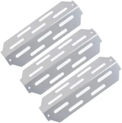 Heat Deflectors For Weber 66040, Genesis II 300 Series II E-310, II E-315, II E-330, II E-335, II S-310 Gas Grills, 17 GA Stainless Steel