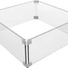 Fire Pit Glass Wind Guard, 18 X 18 X 6 Inch, Heat-Resistant Tempered Glass Guard With Hard Aluminum Corner Bracket And Rubber Feet -Cheap Grill Store 5167TLepquL. AC SL1500
