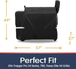 Grill Cover For Traeger Pro 34 Series TFB88PUB Wood Pellet Grill Smoker, BAC380 -Cheap Grill Store 5195RW78w0L. AC SL1000 bccca7ee 1457 4b9b 8a2e 2f0d67af21ca