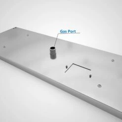 24'' X8'' Stainless Steel Rectangular Drop-in Fire Pit H-Shaped Burner Pan Table With Spark Hose Ignition Kit -Cheap Grill Store 51INA33il7L. AC SL1000