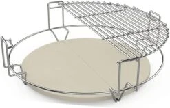 Cooking System Accessories For Kamado Joe Classic, Large Big Green Egg, Pit Boss Etc 18 Inch Ceramic Grills, Grates, Base Rack And Pizza Stone Kit -Cheap Grill Store 51K9y5 7dCL. AC SL1100