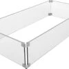 Fire Pit Glass Wind Guard, 31 X 12 X 6 Inch, Thick Rectangular Heat-Resistant Tempered With Hard Bracket And Rubber Feet For Propane, Gas, Outdoor -Cheap Grill Store 51L1 fT3r4L. AC SL1500