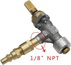 Male Quick Connect Plug Propane Quick Disconnect Conversion Kit 1/8'' FNPT X 1/4'' Adapter For Weber Q, Weber Traveller Series Portable Gas Grills -Cheap Grill Store 51aYF3MbSfL. AC SL1000